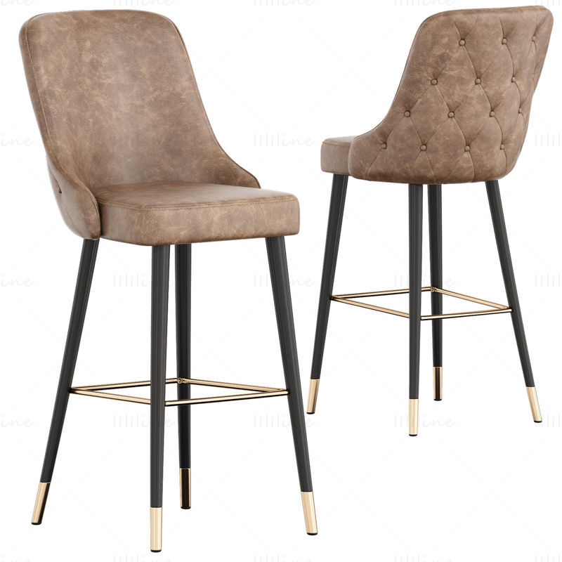 Lucia Bar Stool 3D Model