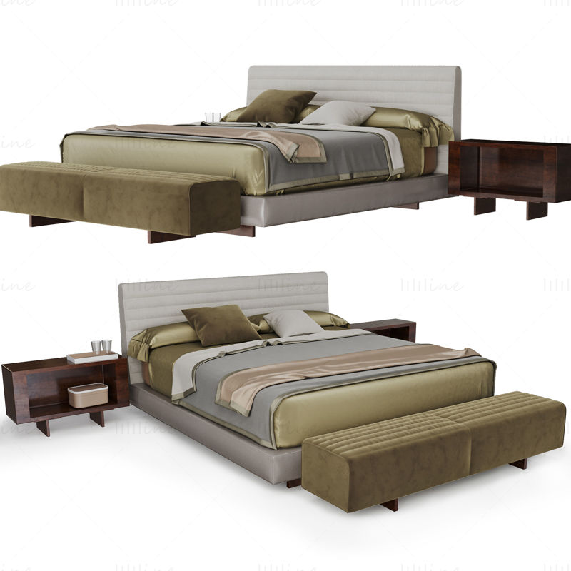 Roger Bed 3D Model