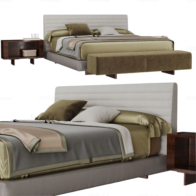 Roger Bed 3D Model