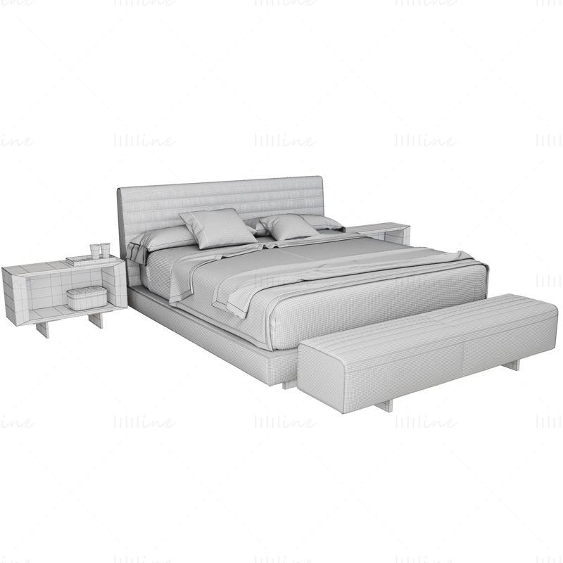 Roger Bed 3D Model