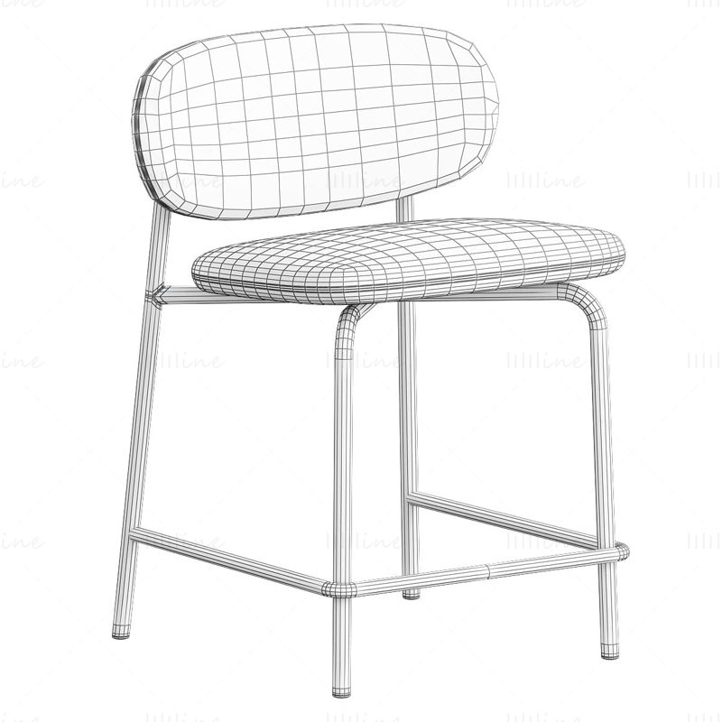 Artifort Aloa Stool 3D Model