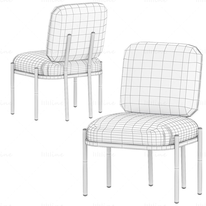 Rossato Quincy Chair 3D Model