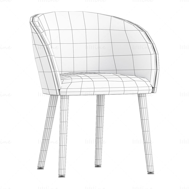 Verges_CISTELL Chair 3D Model