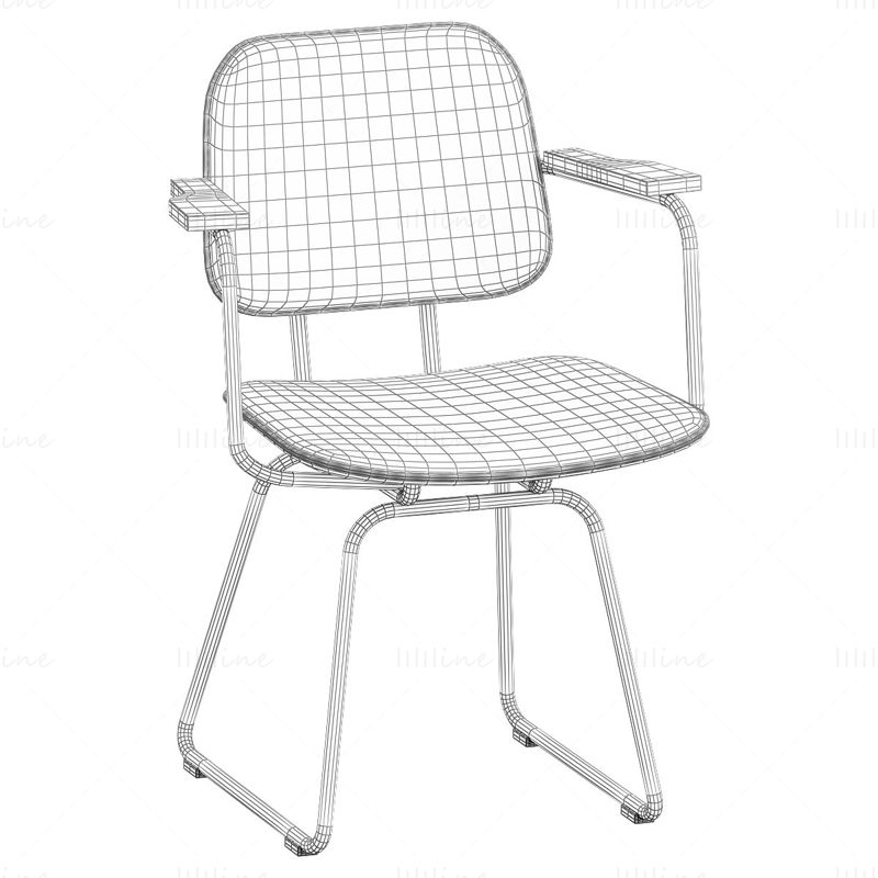 Flexform ECHOES S.H. Chair 3D Model