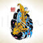 Chinese lucky fish Jin-Li vector illustration