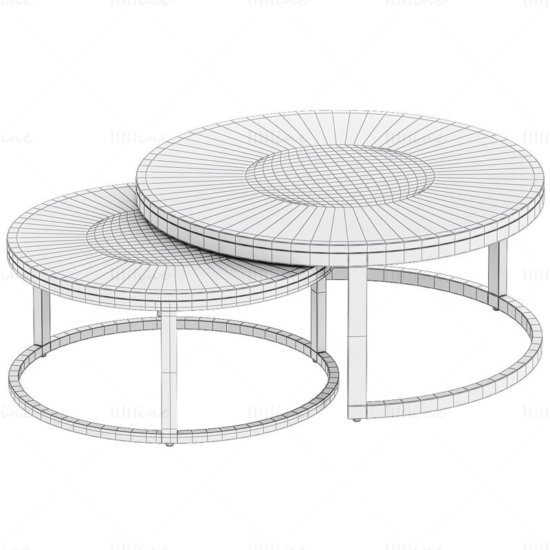 Hewdonald Coffee Table 3D Model
