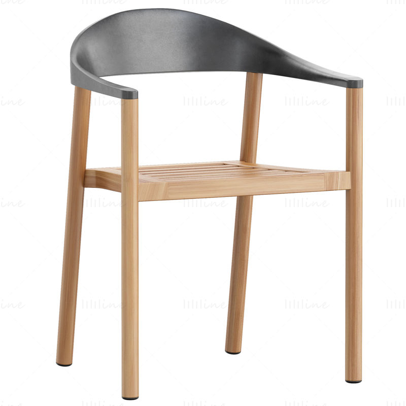Plank Monza chair 3d model