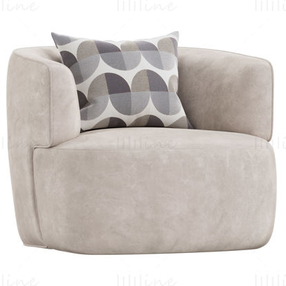 Elain Molteni armchair 3d model