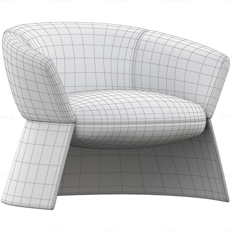 La Cividina SWALE armchair 3D Model