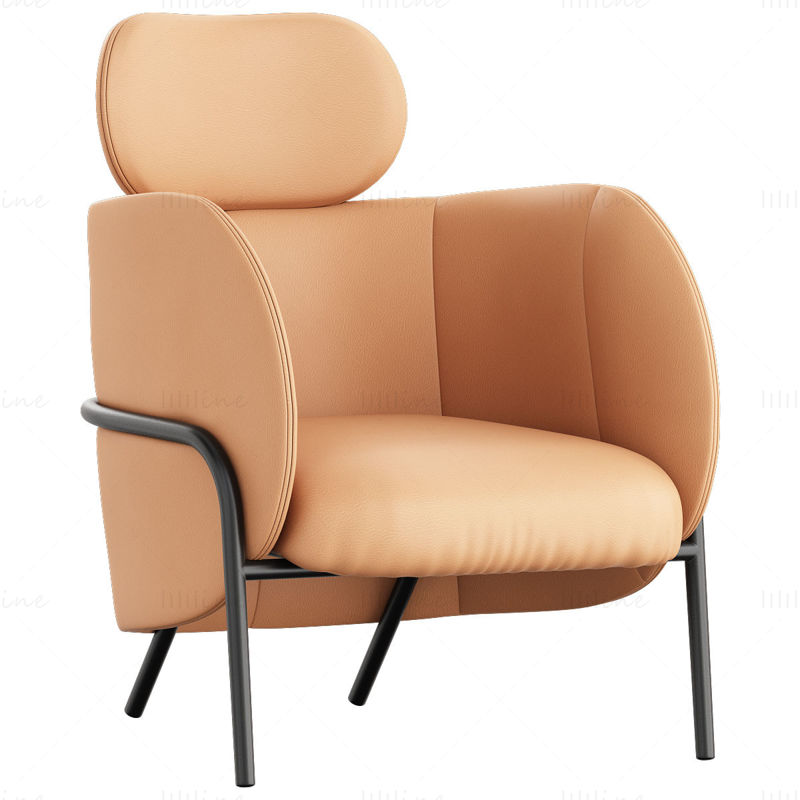ROYCE Armchair with headrest By SP01 3d model
