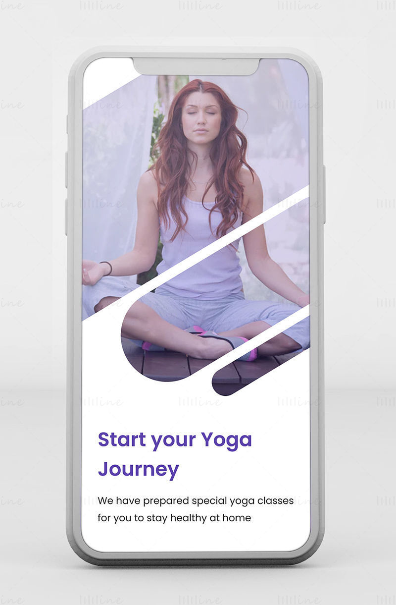 Conceptul de interfață a aplicației Yoga