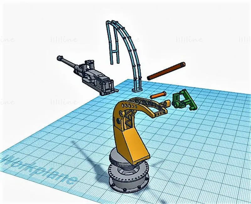 1-35 scale BREDA MOD 35 20MM AA GUN 3D Printing Model STL