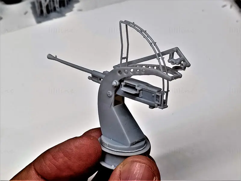 1-35 scale BREDA MOD 35 20MM AA GUN 3D Printing Model STL