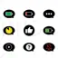 15 Bubble Chat Icon Set