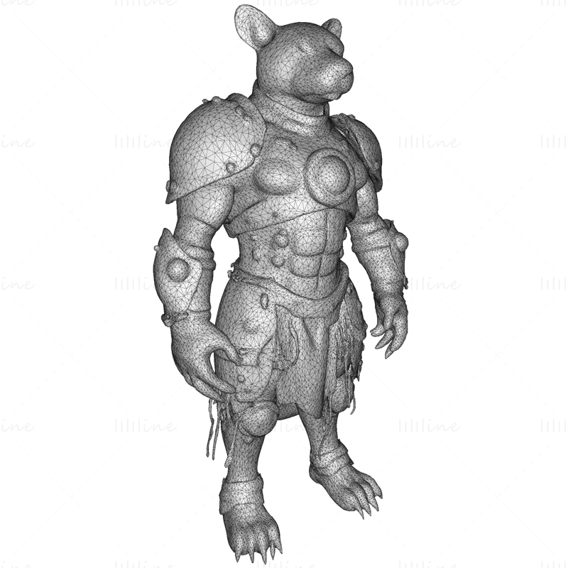 16 BeastBound Guardians 3D Print Model STL Files– Anthro Warrior Collection