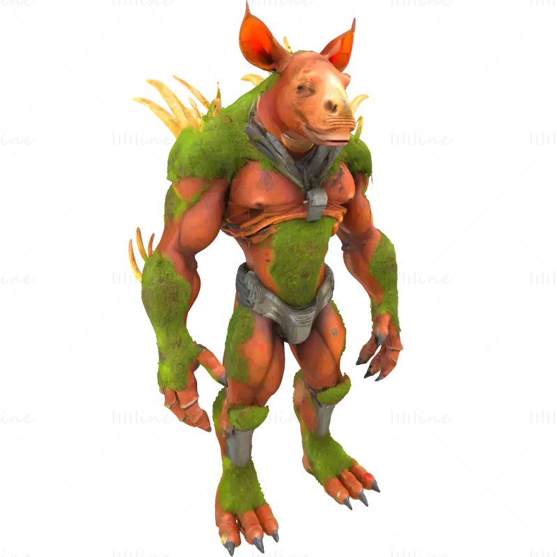 16 BeastBound Guardians 3D Print Model STL Files– Anthro Warrior Collection