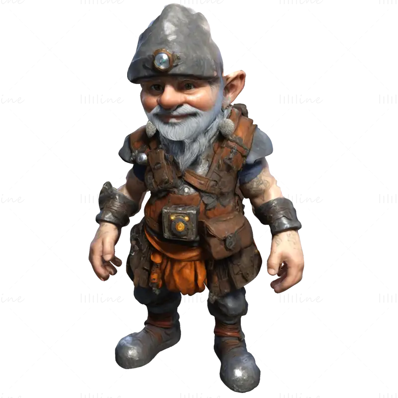 16 Elvarázsolt Gnóm Őrző 3D Nyomtatott Modellgyűjtemény