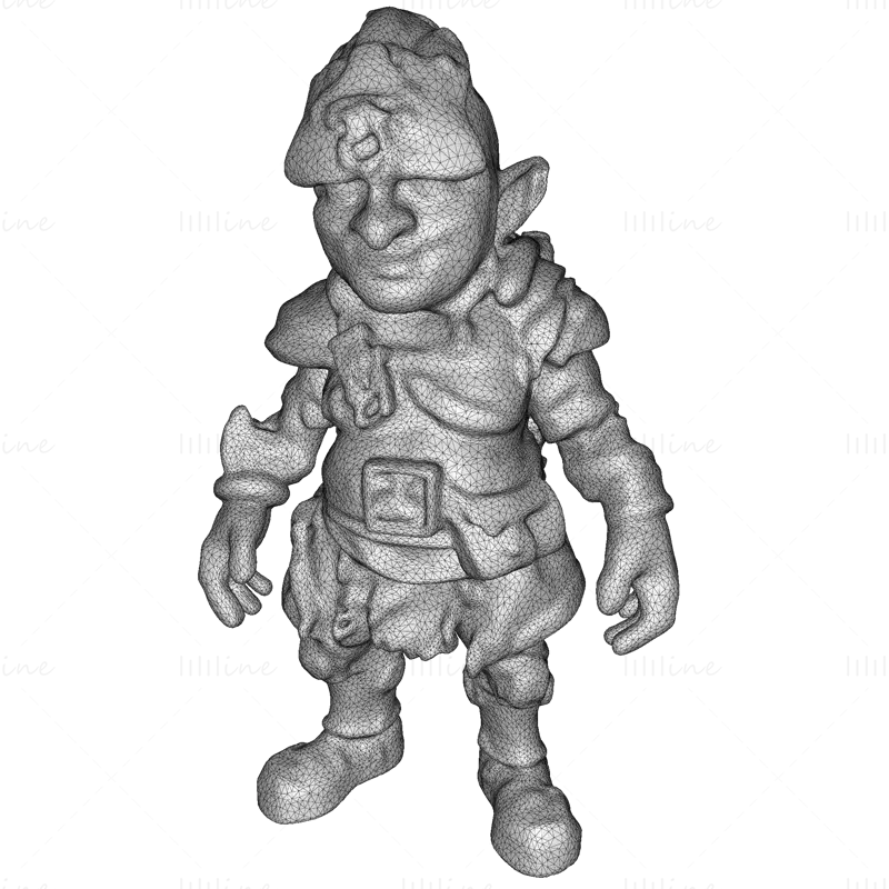 16 Elvarázsolt Gnóm Őrző 3D Nyomtatott Modellgyűjtemény