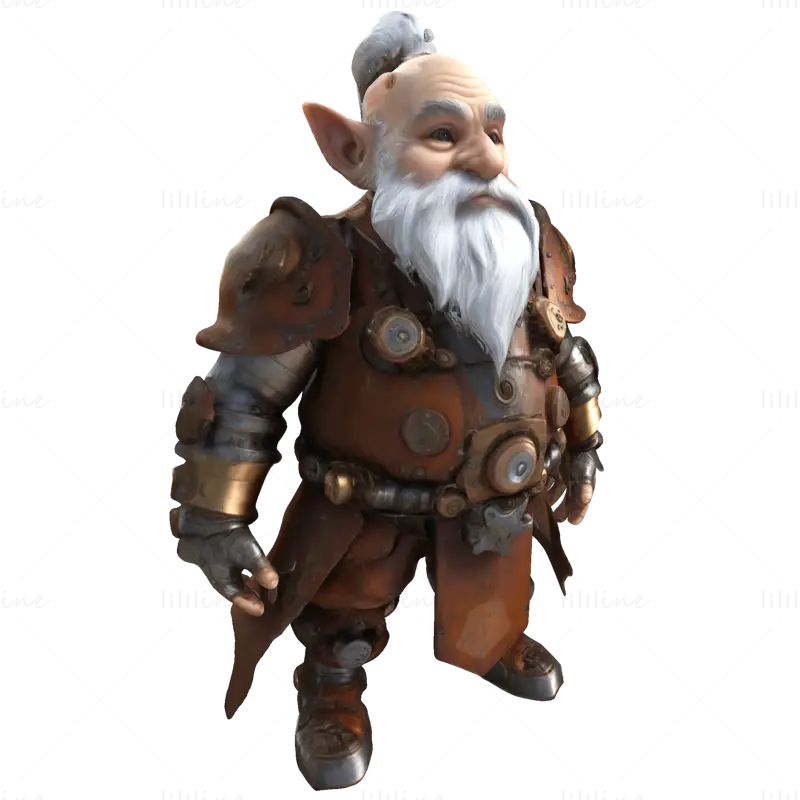 16 Elvarázsolt Gnóm Őrző 3D Nyomtatott Modellgyűjtemény