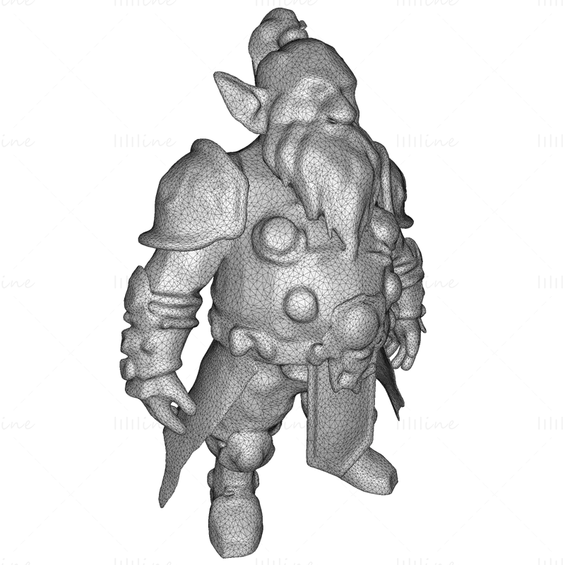 16 Elvarázsolt Gnóm Őrző 3D Nyomtatott Modellgyűjtemény