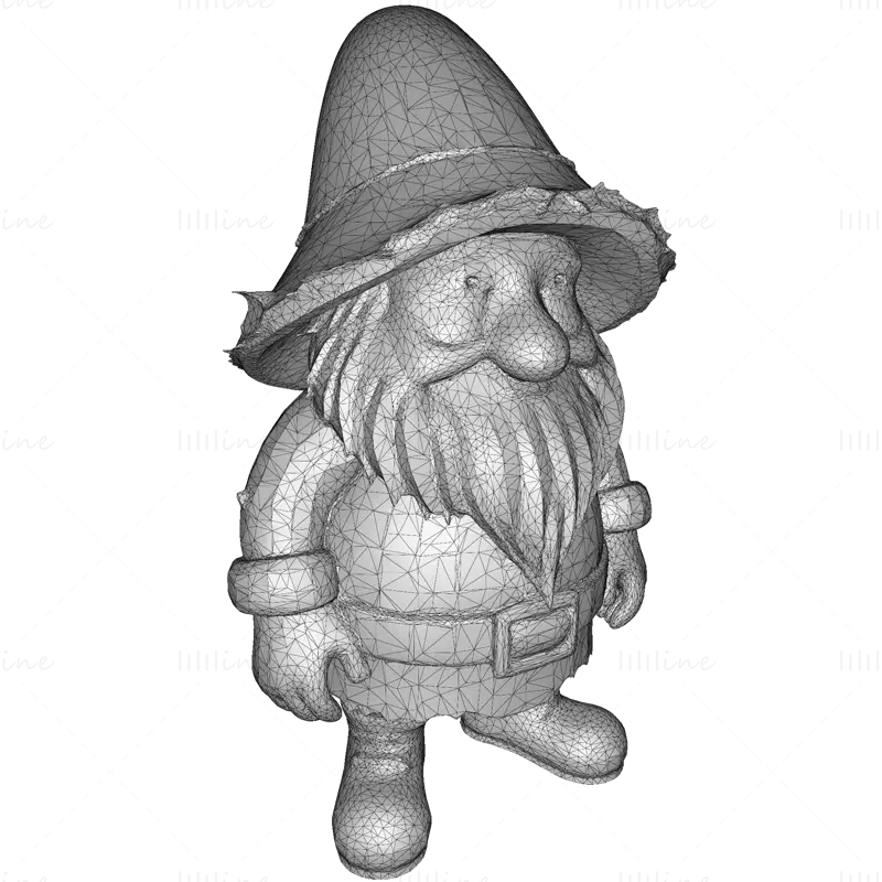 Colecție de 16 personaje Gnome de grădină: Figurine premium gata de imprimare 3D