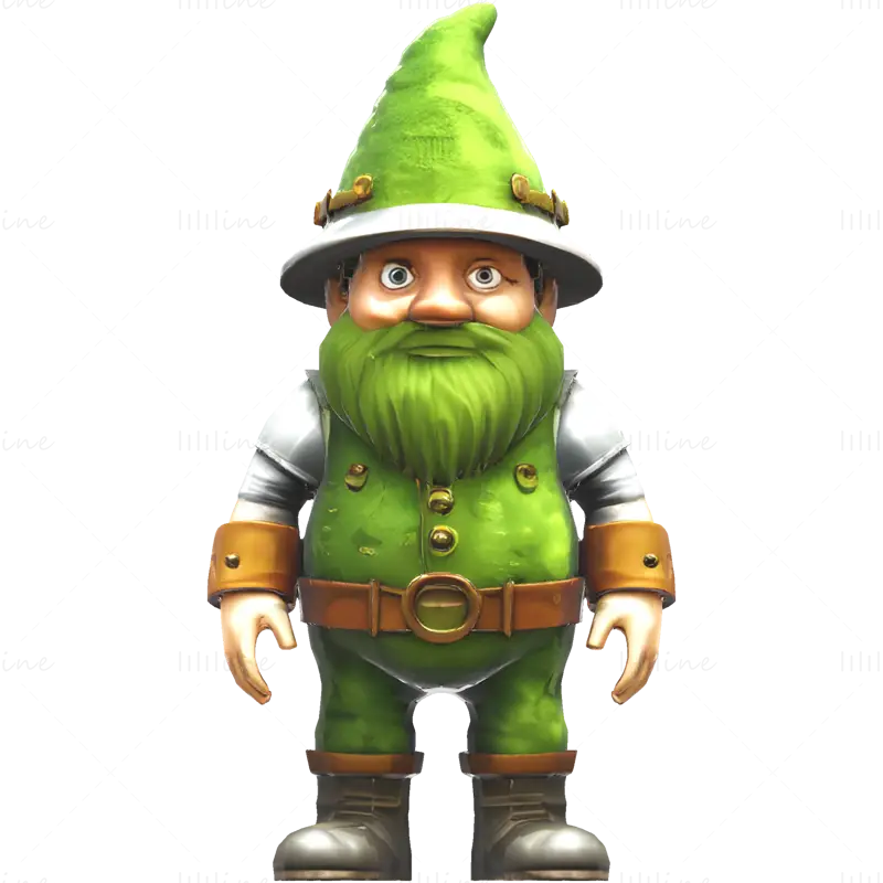 Colecție de 16 personaje Gnome de grădină: Figurine premium gata de imprimare 3D