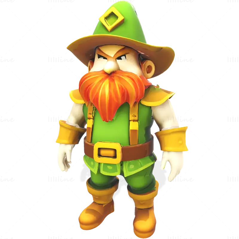 Colecție de 16 personaje Gnome de grădină: Figurine premium gata de imprimare 3D