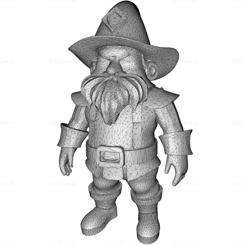 Colecție de 16 personaje Gnome de grădină: Figurine premium gata de imprimare 3D