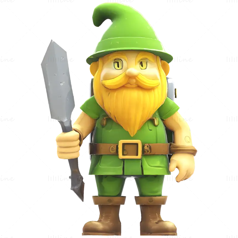 Colecție de 16 personaje Gnome de grădină: Figurine premium gata de imprimare 3D