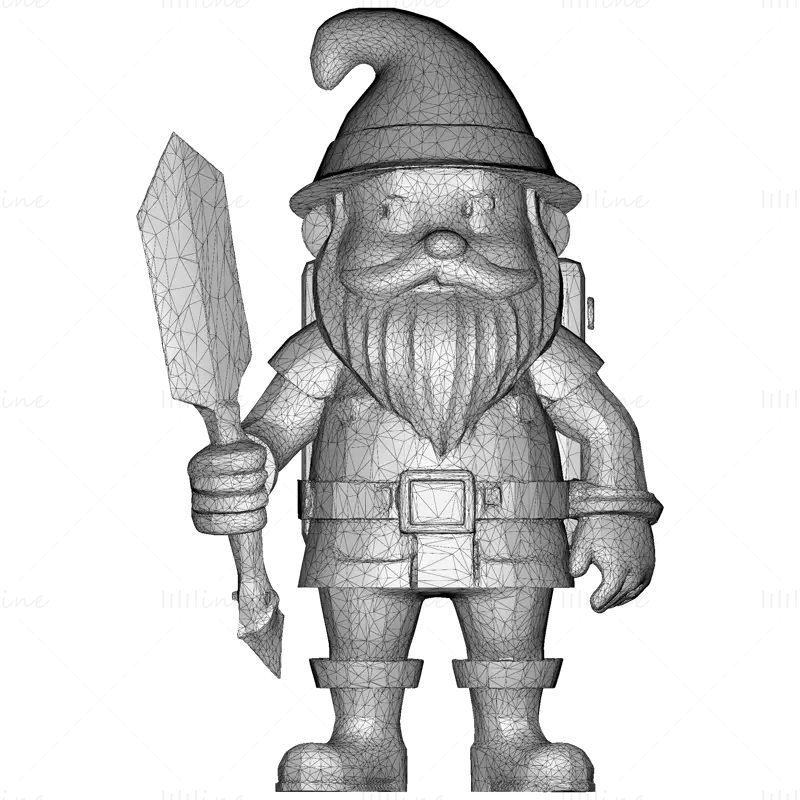 Colecție de 16 personaje Gnome de grădină: Figurine premium gata de imprimare 3D