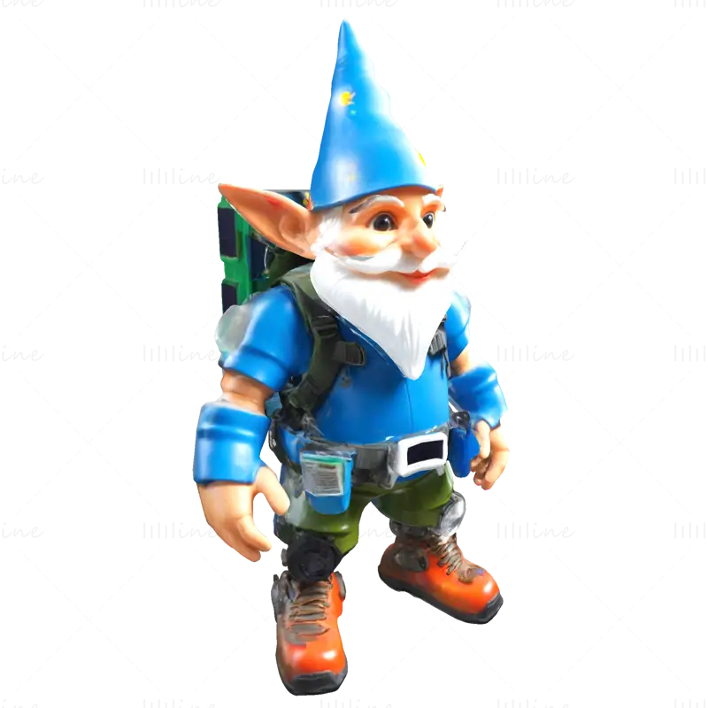 16 Gnome Squad 3D Printable Model STL FIles: Cosmic & Cyber Adventures