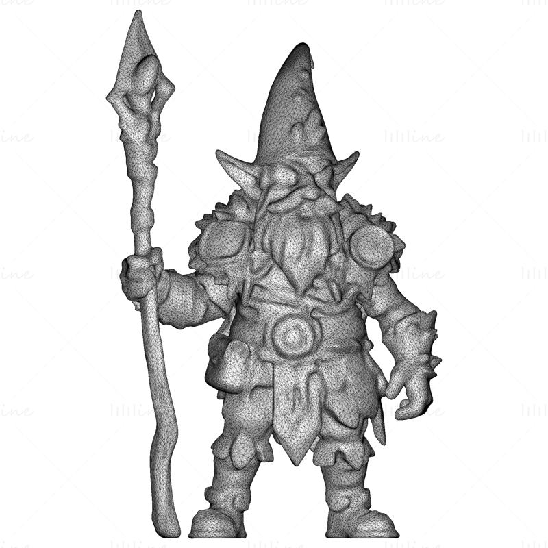 16 Gnome Squad 3D Printable Model STL FIles: Cosmic & Cyber Adventures