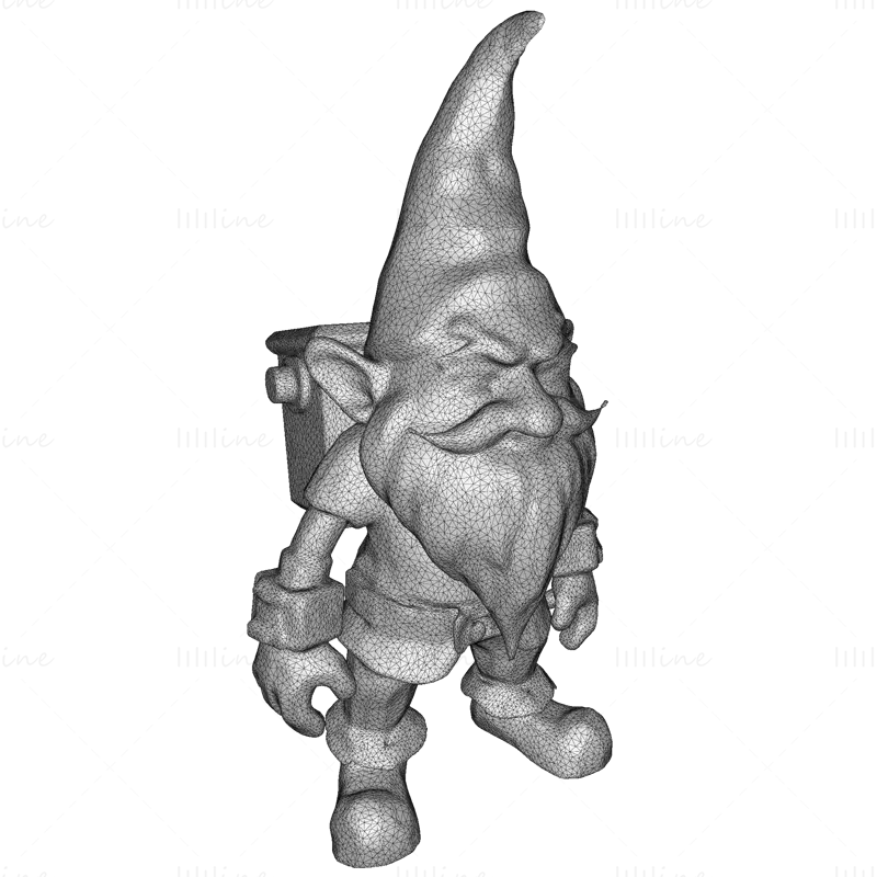 16 Gnome Squad 3D Printable Model STL FIles: Cosmic & Cyber Adventures