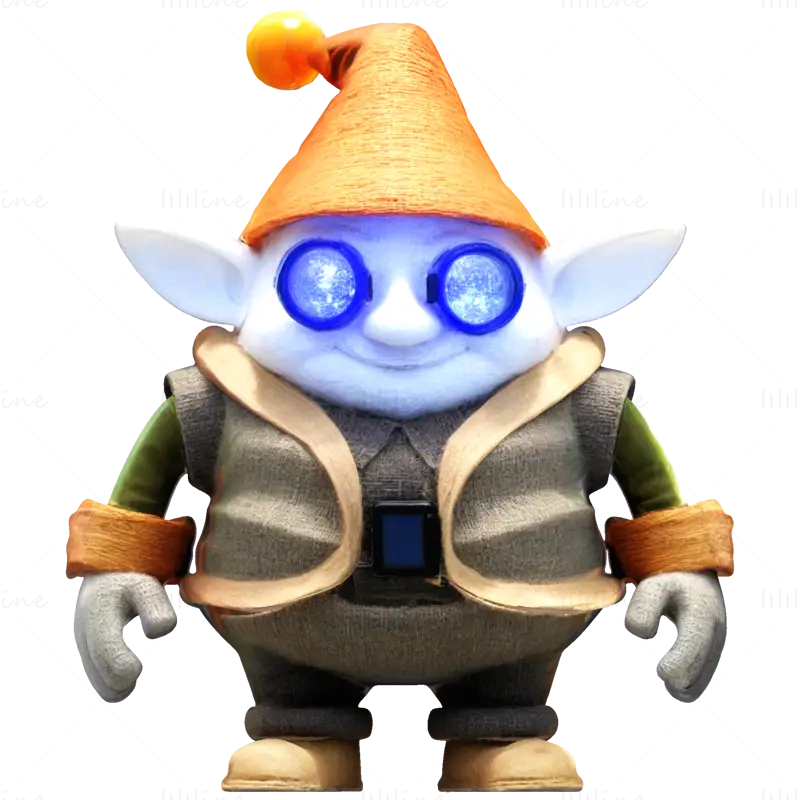 16 Gnome Squad 3D Printable Model STL FIles: Cosmic & Cyber Adventures