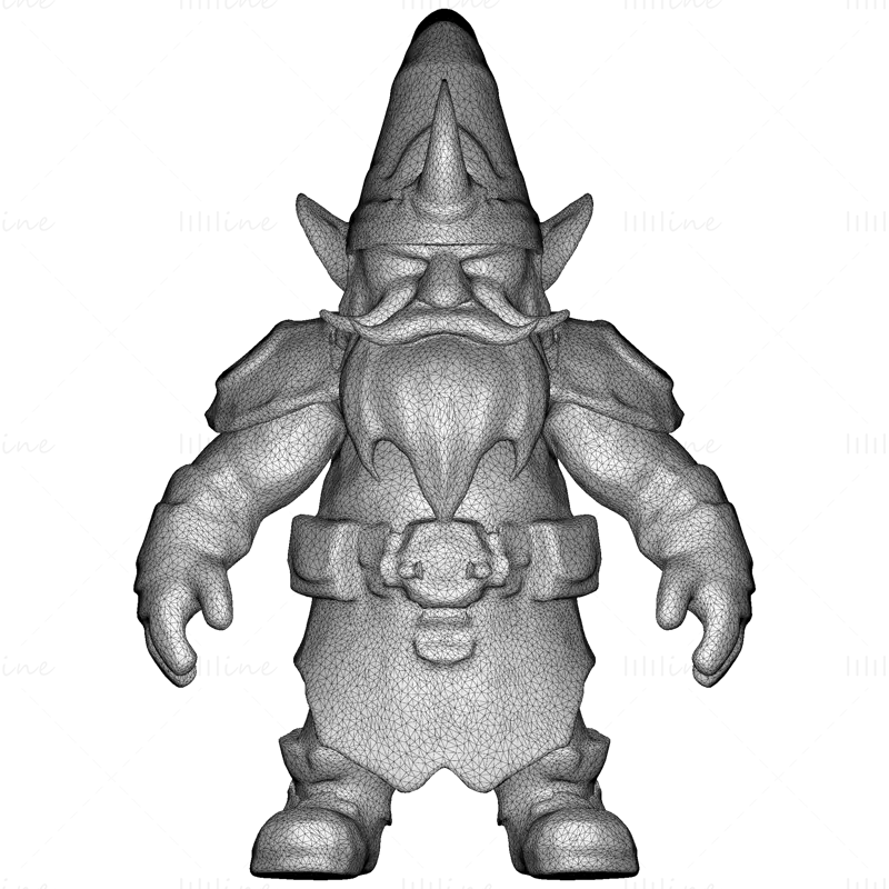 16 Legendary Gnome Warriors 3D Print Model STl Files