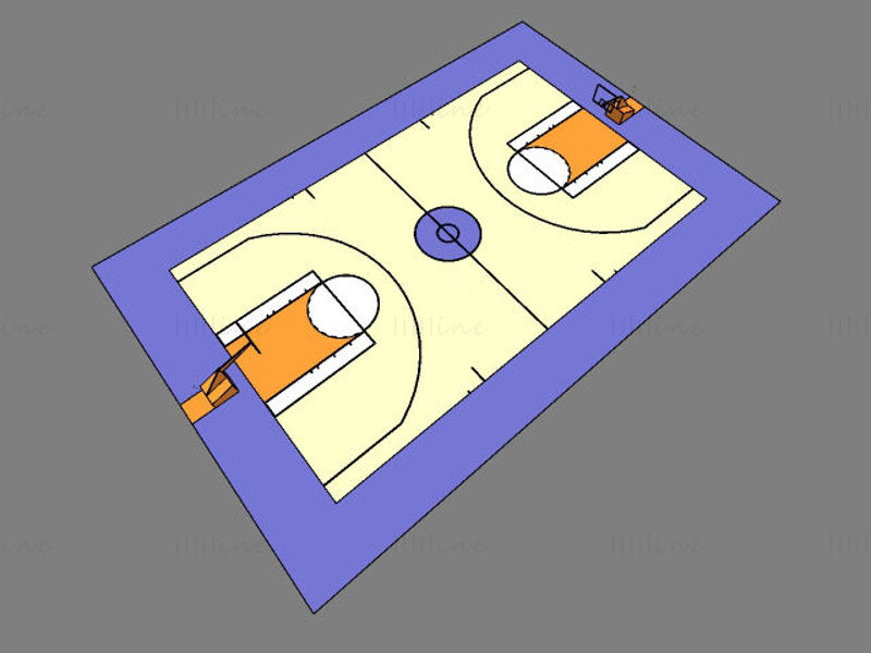 27种足球篮球台球网球乒乓球运动场地场馆sketchup模型