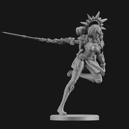 2B  Nier space nun 3D Print Model STL Files
