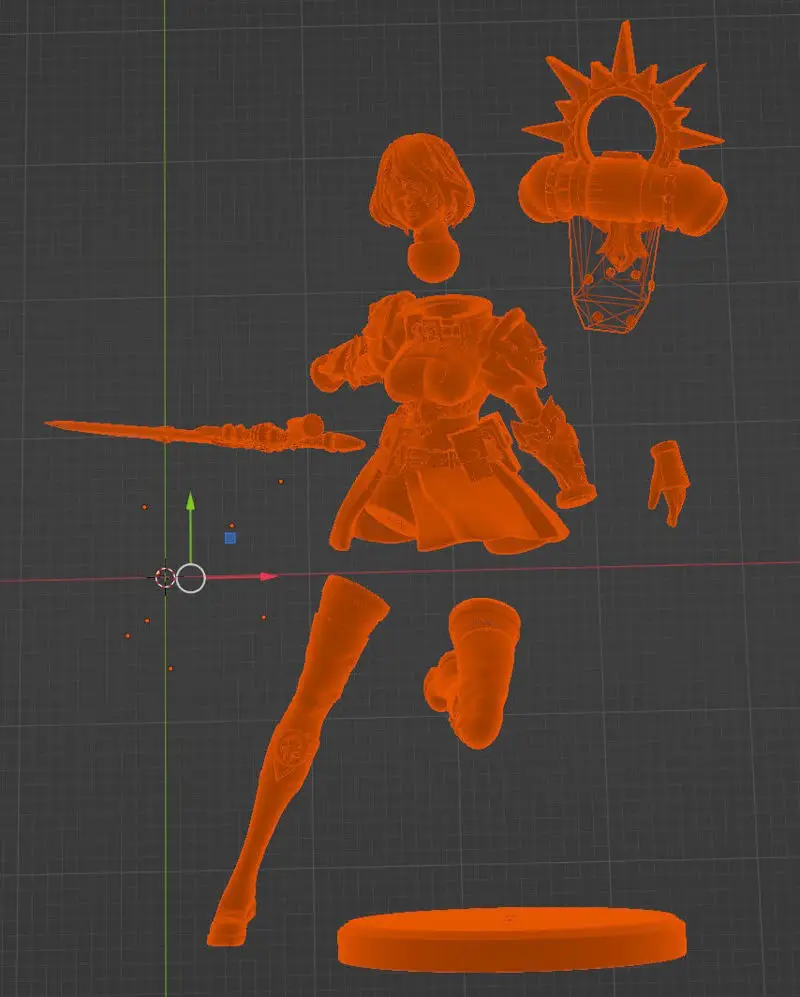 2B Nier Space Nun 3D-Druck Modell STL-Dateien