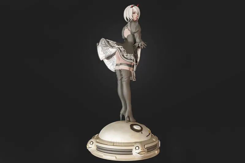 Arquivos STL do modelo de impressão 3D 2B e Robot (Nier Automata)