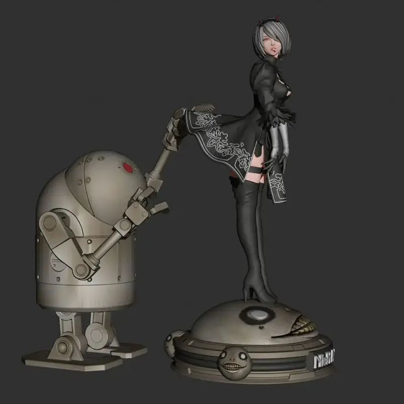 Arquivos STL do modelo de impressão 3D 2B e Robot (Nier Automata)