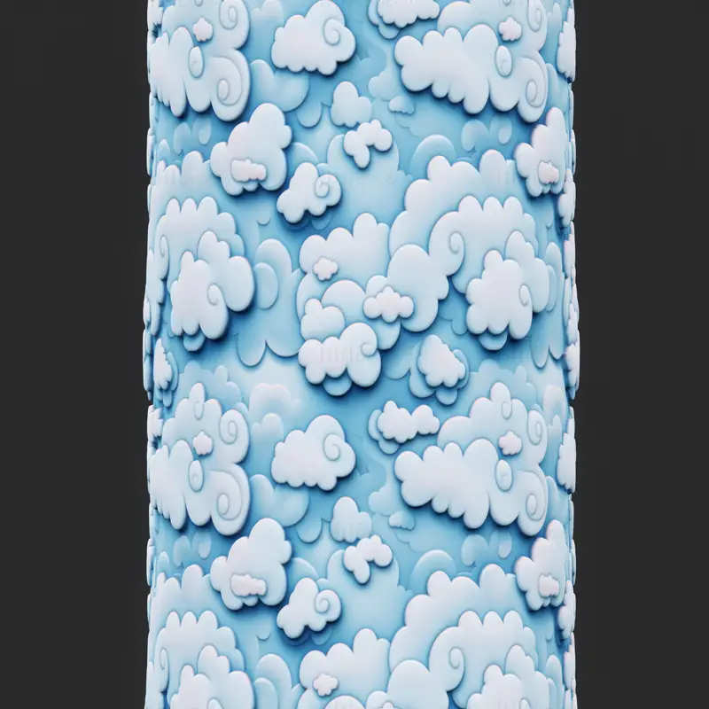 2D Clouds Seamless Texture