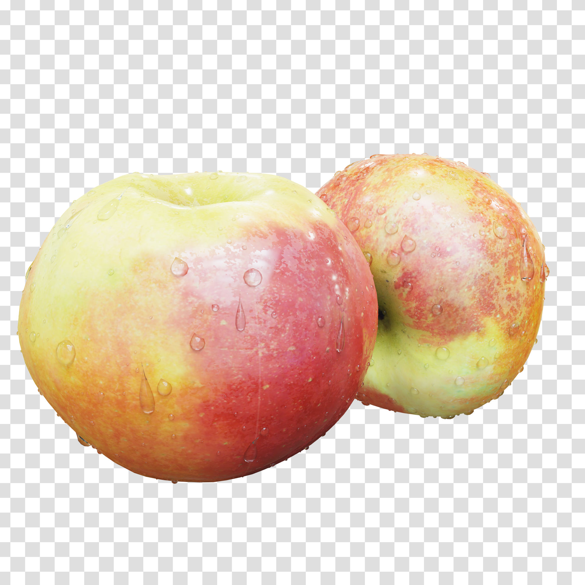 Realistic Apple 3D model