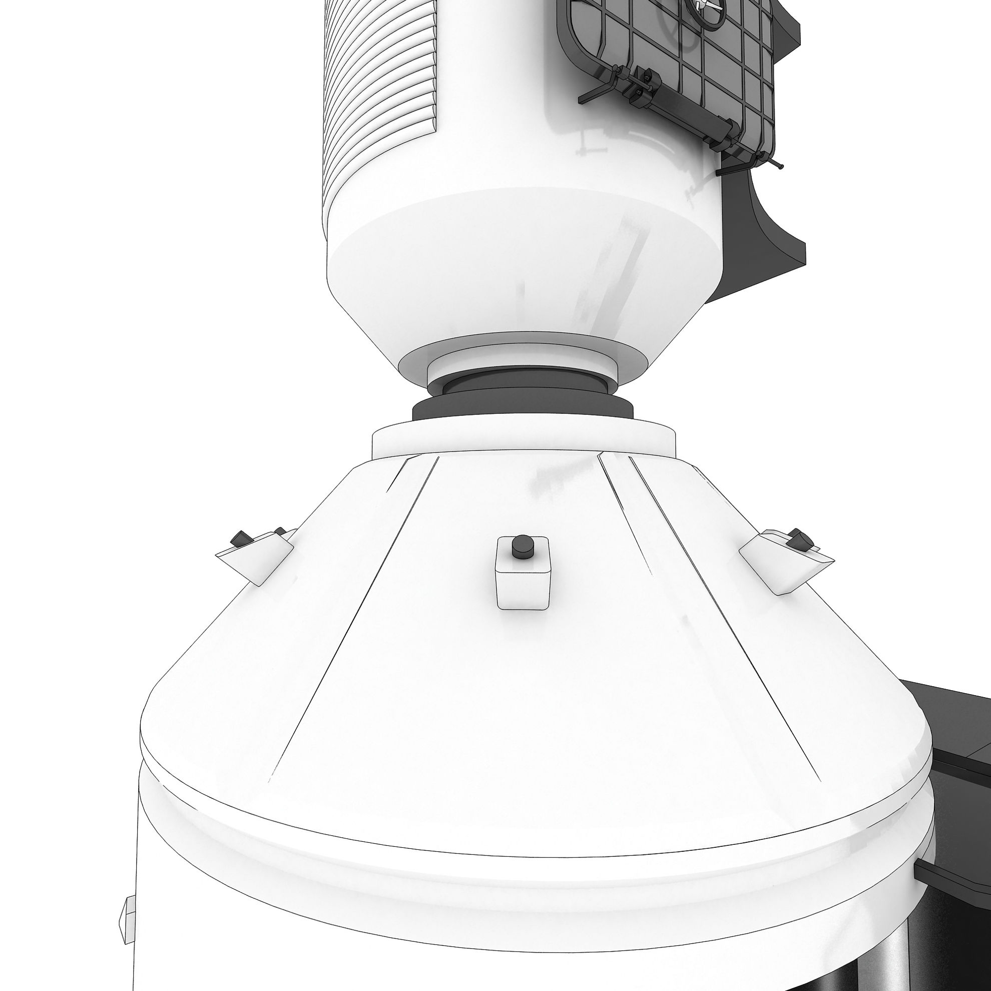 China Tiangong Space Station 3D model