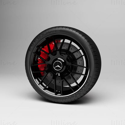 Mercedes tire 3D model