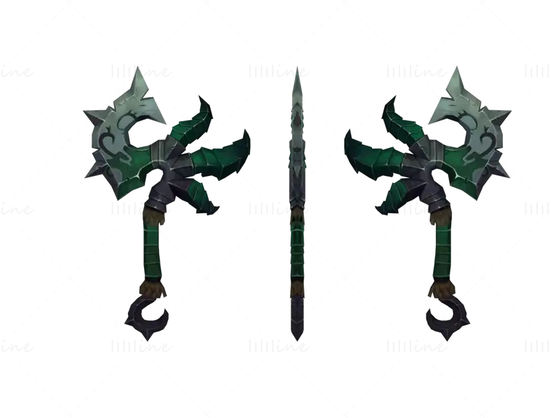 Battle Axe 3D model