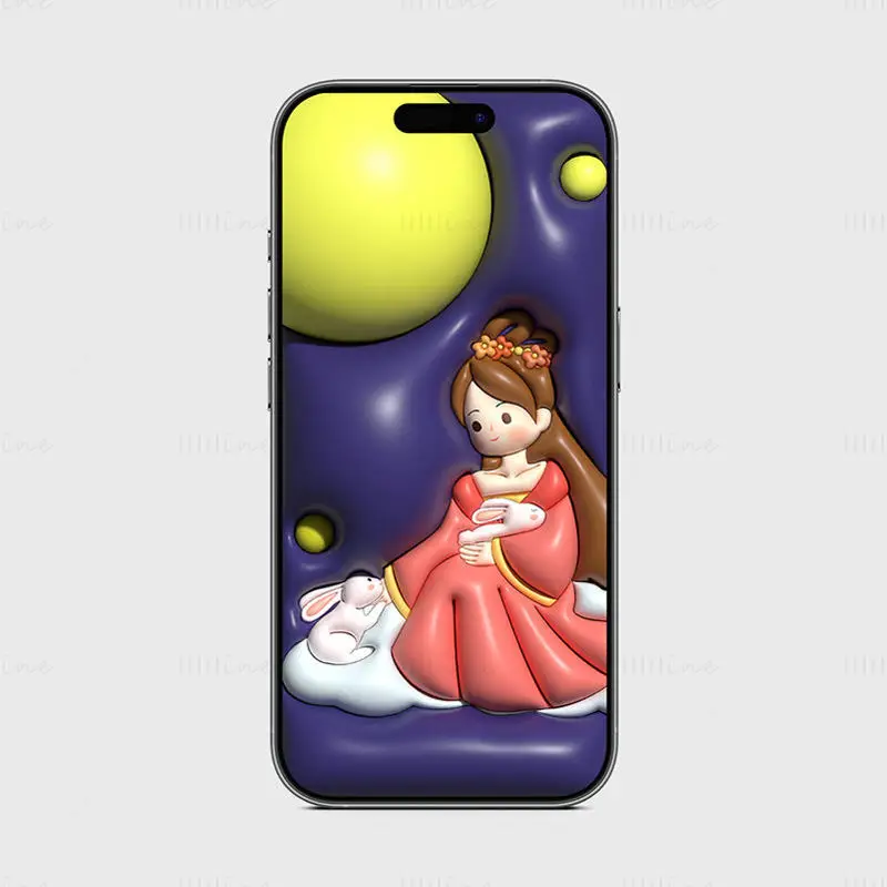 Změna 3D tapety pro mobilní telefon