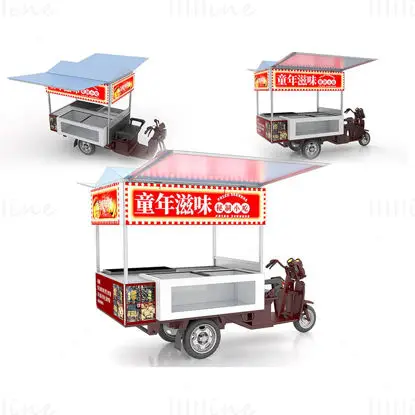 Food Truck 3D Model