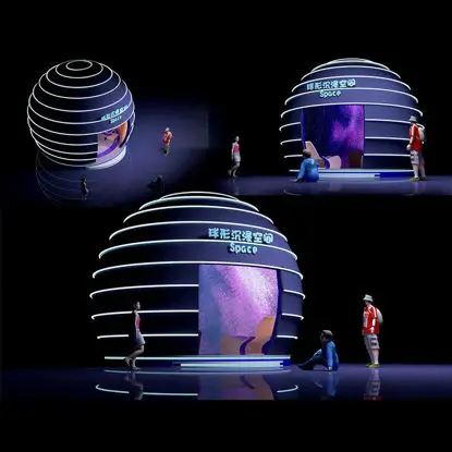 Dome Theater 3D Model