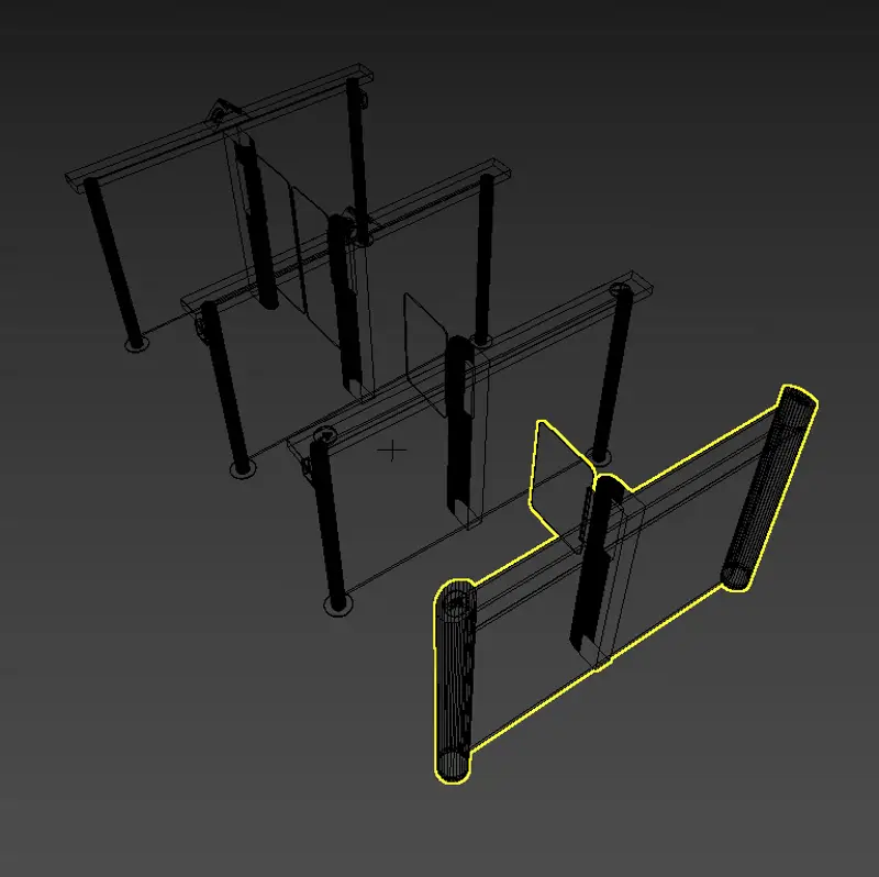 3D model of gate