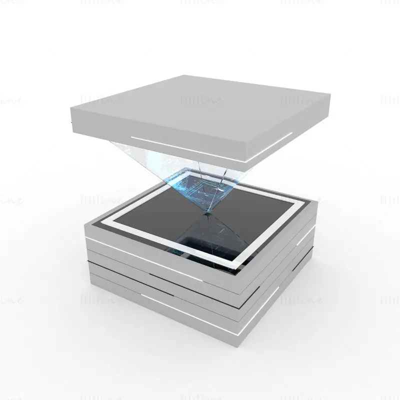 3D model of holographic projection equipment